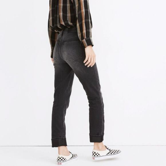 Madewell The High-Rise Slim Boyjean in Allwood Wash - Picture 2 of 10